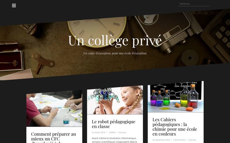 Un collège privé - Un cadre d'exception, pour une école d'exception